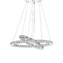 Kruhová - NV 7403001 Závěsné svítidlo CELINE chromovaný hliník a křišťál nastavitelné LED 40W 3000K IP20 - NOVA LUCE - foto 3