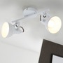 Bodová - BRILO 2049-026 Bodové svítidlo 30,4 cm 2x. E14 40W bílé - BRILO - foto 3