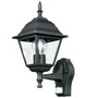 Nástěnná - FAN LANT-ROMA/AP1A-S Venkovní nástěnné svítidlo UP ROMA černá se senzorem, 1xE27, IP44, 19,5 x 39 x 14,6 cm - FANEUROPE - foto 3