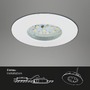 Kruhová - BRI 7204-016 LED vestavné svítidlo, pr. 7,5 cm, bílé - BRILONER - foto 3