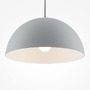 Polokoule - M MOD168PL-01GR Závěsné svítidlo Basic colors E27 40W šedá kov moderní - MAYTONI - foto 3
