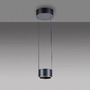 Kruhová - PN 2471-15 LED závěsné svítidlo PURE Clipse, šedá, dálkový ovladač, Comfort Lift, paměťová funkce 2200-5000K - PAUL NEUHAUS - foto 3