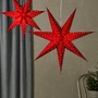 Interiérové dekorace - MAR 705608 Blink červená závěsná hvězda 45 cm - Markslöjd - foto 3