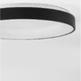 Kruhová - NV 9353851 Stropní svítidlo RANDO THIN černý hliník a akryl LED 50W 230V 4000K IP20 stmívatelné - NOVA LUCE - foto 3