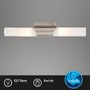 Koupelnová - BRI 2125-022 Nástěnné svítidlo 43,5 cm 2x E14 40W matný nikl - BRILONER - foto 3