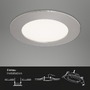Kruhová - BRI 7284-032 3ks sada LED vestavné svítidlo, pr. 12 cm, 8 W, matný nikl - BRILONER - foto 3