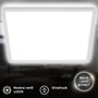 Hranatá - BRILO 3865416 Slim Case stropní svítidlo 42x42 cm - 22W, 3000lm, neutrální bílá, LED, bílé - BRILO - foto 3