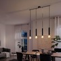 Vícečetná - BRI 4031-045 Retro závěsné svítidlo, 85 cm, bez 4x E27, max. 60 W, černá-mat - BRILONER - foto 3