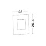 Nástěnná - NV 713514 Venkovní nástěnné svítidlo ZENITH tmavě šedý hliník bílý akrylový difuzor E27 1x12W 220-240V bez žárovky IP44 - NOVA LUCE - foto 3