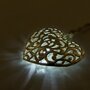 LED osvětlení na BATERIE - DLED ML01 DecoLED LED světelný řetěz na baterie - kovová srdce styl vintage, ledově bílá, 10 diod, 2,8m - foto 3