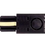 Lišty a příslušenství - IMPR 720007 Deko-Light 1-fázový kolejnicový systém, D One napájení, levé, 220-240V černá RAL 9011 71 mm - foto 3