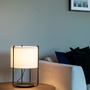 Stolní lampy dekorační - FARO 24020-31 DRUM černá/béžová stolní lampa - FARO - foto 3
