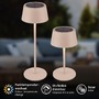 Stolní lampy dekorační - BRILO 7572011 Awia stolní lampička - 2W, 160lm, nabíjecí, LED, stmívatelné, dotykový vypínač, CCT, béžová - BRILO - foto 3