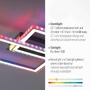 Hranatá - LD 14635-55 FELIX60 LED stropní svítidlo 72x210cm, stříbrná barva, RGB Rainbow, stmívatelné, CCT RGB+2700-5000K - LEUCHTEN DIREKT / JUST LIGHT - foto 3