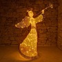 Venkovní dekorace - DLED 3DA2W DecoLED Světelný anděl 2 m, teple bílá - foto 3