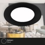 Kruhová - BRI 7125-435 LED vestavná svítidla 3ks sada, pr.8,6 cm, 3x LED, 3 W, 350 lm, černá - BRILONER - foto 3