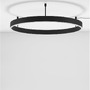 Kruhová - NV 9063604 Stropní svítidlo MOTIF LED stropní svítidlo černý hliník 3000K IP20 48W 220-240V stmívatelné - NOVA LUCE - foto 3