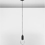 Subtilní - NV 9536417 Závěsné svítidlo VEDA černý kov a čiré sklo G9 1x6W 230V IP20 bez žárovky - NOVA LUCE - foto 3