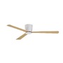Ventilátory - NV 9952335 Stropní ventilátor DELL tělo z hliníku dřevo a matná bílá 3ABS dřevěné listy - NOVA LUCE - foto 3