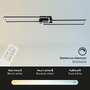 Hranatá - BRILO 3145-015 LED CCT rám 110 cm 2x40W 2200lm černá - BRILO - foto 3