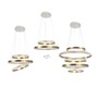 Kruhová - NV 86016805 Závěsné svítidlo VEGAS antický mosazný hliník a akryl LED 35W 3000K IP20 - NOVA LUCE - foto 3