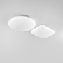 Hranatá - FAN I-MOON-Q38-CCT Koupelnové stropní LED svítidlo Moon hranaté, bílé, 24 W, 3520 lm, CCT, IP44, 36 x 7,5 x 36 cm - FANEUROPE - foto 3