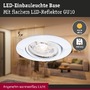 Kruhová - P 94952 LED vestavné svítidlo Base GU10 Flat výklopné 3x4,9W 230V stmívatelné 2700K bílá - PAULMANN - foto 3