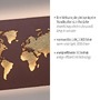 Dekorativní - PN 9056-48 MAP LED nástěnné svítidlo barva rzi obraz s osvětlením mapa světa 3000K - PAUL NEUHAUS - foto 3