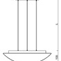 Kruhová - OS AUR67434 AURA LE5 závěsné skleněné svítidlo stříbrná / bílá IP40 3000 K 27W LED DALI (původní kód OS 67434) - OSMONT - foto 3