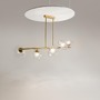 Podélná - M MOD207PL-05BS Závěsné svítidlo Miracle G9 5x28W mosaz sklo designové - MAYTONI - foto 3
