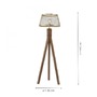 Stojací lampy - LD 11424-60 FREDERIK Stojací lampa mosaz - LEUCHTEN DIREKT / JUST LIGHT - foto 3