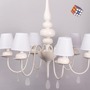 Dekorativní - ILUX 035581 Závěsné svítidlo Ideal Lux Blanche SP6 bianco 035581 bílé 75cm   - IDEALLUX - foto 3