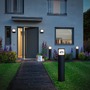 Sloupková - P 94514 LED stojací svítidlo Padea soumrakový senzor a pohybové čidlo pohybové čidlo teplá bílá IP44 847mm 3000K 8,5W 230V antracit umělá hmota - PAULMANN - foto 3