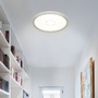 Kruhová - BRI 3391-014 Slim svítidlo LED panel, pr. 29,3 cm, 2400 lm, 18 W, stříbrná - BRILONER - foto 3
