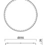 Nouzová - OS IRI71086 IRIDA 2 stropní/nástěnné plastové svítidlo bílá IP65 3000 K 15W LED nouzové kombinované 3 h (původní kód OS 71086) - OSMONT - foto 3