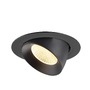 Kruhová - LA 1009885 NUMINOS® GIMBLE XL Stropní vestavné svítidlo, 3000 K, 40°, černá - BIG WHITE (SLV) - foto 3