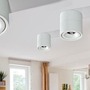 Bodová - AZZ AZ2856 LED Stropní a nástěnné přisazené svítidlo Azzardo Costa white/white AZ2856 12W 1020lm 3000K IP20 10cm bílé - AZZARDO - foto 3