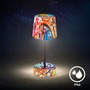 Stolní lampy dekorační - BRILO 7423045 Boja LED stolní lampička bezdrátová IP44, stmívatelné, dotykový vypínač, motiv graffiti - BRILO - foto 3