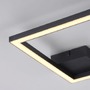 Hranatá - LD 14707-18 LED stropní svítidlo IVEN, černá, čtverec, ploché, teplá bílá, moderní, 3000K - JUST LIGHT - foto 3