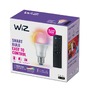 E27 - PH 8720169074996 WiZ SET 1x LED žárovka E27 A60 8W (60W) 806lm 2200-6500K RGB IP20, stmívatelná + ovladač - PHILIPS - foto 3