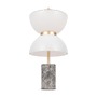 Stolní lampy dekorační - M MOD178TL-L11GR3K Stolní lampa Kyoto 3000K 11W teplá bílá 500lm šedá kov mramor - MAYTONI - foto 3