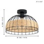 Kruhová - EG 43398 Stropní svítidlo ANWICK 43398 - EGLO - foto 3