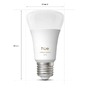 E27 - PH 8720169364806 Hue WA 1100 smart žárovka A60 E27, 9,5W, 1100lm, 1000-20000K - PHILIPS - foto 3