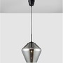 Kónická - NV 9724102 Závěsné svítidlo VEIRO chromové sklo / černý kov / černý kabel E27 1x12W 230V IP20 bez žárovky - NOVA LUCE - foto 3