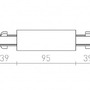 Lišty a příslušenství - RED R12263 1F přímý spoj s možností napájení bílá 230V - RED - DESIGN RENDL - foto 3