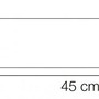 Nástěnná - ILUX 163550 Venkovní nástěnné svítidlo Ideal Lux Andromeda AP2 coffee 163550 hnědé 45cm IP54 - IDEALLUX - foto 3