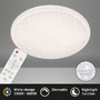 Kruhová - BRILO 3386-016 LED stropní svítidlo hvězdné nebe, pr. 60 cm, 48 W, bílé - BRILO - foto 3