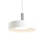 Kruhová - RED R13912 GIULIA 40 závěsná bílá chrom 230V E27 40W - RED - DESIGN RENDL - foto 3