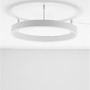 Kruhová - NV 9063602 Stropní svítidlo MOTIF LED stropní svítidlo bílý hliník 3000K IP20 40W 220-240V stmívatelné - NOVA LUCE - foto 3
