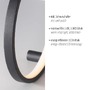 Stolní lampy dekorační - LD 15395-18 MINI RITUS LED stolní lampa černý kruh minimalistické šňůrový vypínač 3000K - JUST LIGHT - foto 3